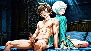 Sorey & Mikleo Yaoi Anime 3D Twink Fucking Cumshot
