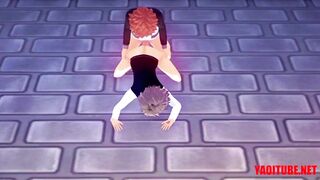 Fate Yaoi Shirou Destroys Sieg in the Street Bareback Twink Creampie