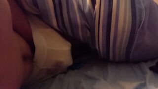 White boxer briefs destroyed after huge gay cumshot