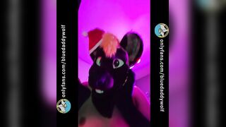 XXX-Mas cumbreeding femboy furry stuffed full of raw creampie