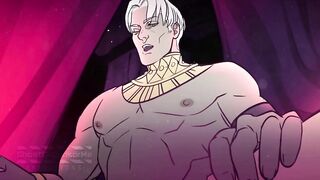 Daddy's thick cock wrecks me in gay cartoon rough anal