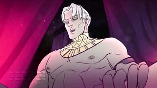 Daddy's thick cock wrecks me in gay cartoon rough anal