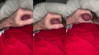 Red Tommy Boxer Briefs Destroyed With Thick Sticky Cum