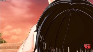 Eren and Armin handjob rips then rides that dick raw till cum overload