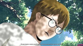 Chubby straight guy gets destroyed in brutal gay yaoi hentai
