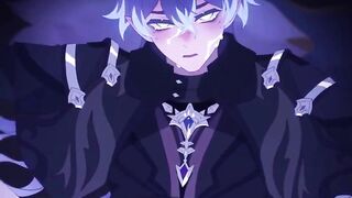 Flins gets brutally destroyed by Varka in this raw Genshin Impact gay hentai