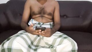 Bear Daddy gushing sticky mess while jacking off in his underwear