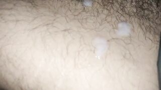 Little Man with Hairy Balls Pounds Fat Cock Raw and Gushes Cum Everywhere
