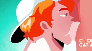 Bryce and Derek Giving Each Other Rough Cum Filled Blowjobs While Licking Armpits