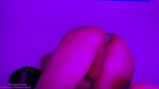 Twink Femboy Destroyed His Butt Plug in a Vaporwave Dream