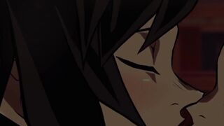 Tanjiro and Giyuu destroyed in brutal yaoi demon slayer hentai