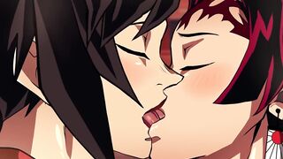 Tanjiro and Giyuu destroyed in brutal yaoi demon slayer hentai