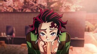 Tanjiro and Giyuu destroyed in brutal yaoi demon slayer hentai