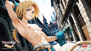 Zidane gets destroyed in this raw gay Final Fantasy 9 yaoi twink action