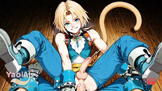 Zidane gets destroyed in this raw gay Final Fantasy 9 yaoi twink action