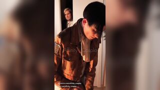 Attack on Titan Eruri Cosplay Teaser: Rough Daddy Levi x Twink Yaoi Passion