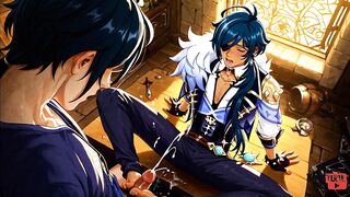Genshin Impact Kaeya Yaoi Twink Gets Destroyed Hard