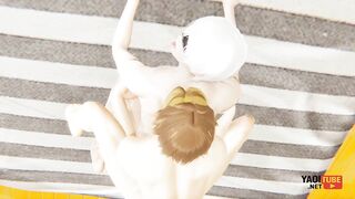 Kaneki gets railed doggy in Tokyo Ghoul Yaoi hentai gangbang