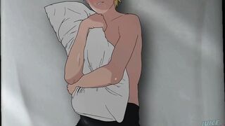 Naruto's steamy dream leaks into pillow punishment YAOI hentai