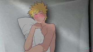 Naruto's steamy dream leaks into pillow punishment YAOI hentai