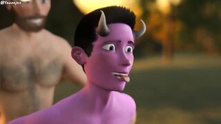 Incubussi demon dick rips twink hole raw bareback