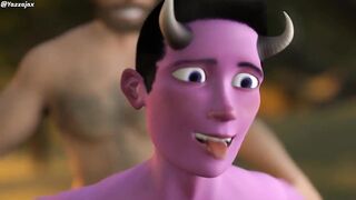 Incubussi demon dick rips twink hole raw bareback