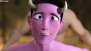 Incubussi demon dick rips twink hole raw bareback