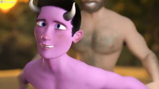 Incubussi demon dick rips twink hole raw bareback