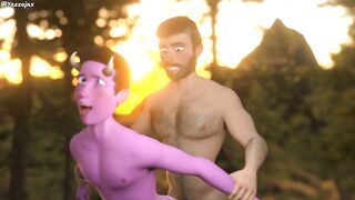 Incubussi demon dick rips twink hole raw bareback