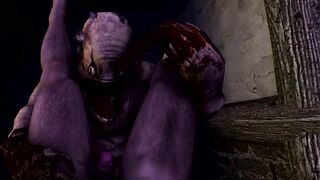 Amnesia POV gay monster ravages his prey raw