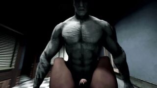 SFM Mr X Gay Zombie Monster Fuck Horror POV