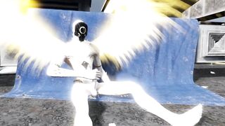 Angel's Hunt dirty gay 3D monster fucking twink