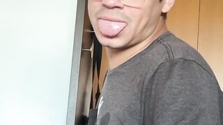 Friend deep throats cock at work raw amateur gay passion