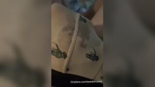 Swedish celebrity stripped bare gushes cum in his tighty whities