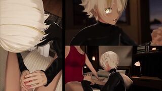 Gay hentai femboy anal 3D gay couple pounded raw in VRChat gay games