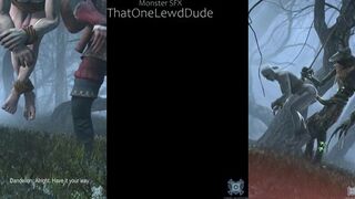 Leshy Bait the gay monster ravages Geralt tied down raw anal