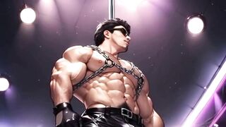 Sucking his anime dick hard till it explodes with cum