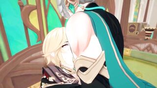 Kaveh and Alhaitham Fuck Hard in Raw Yaoi Animation