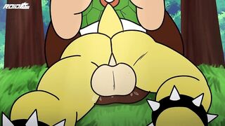 Bowser & Donkey Kong Furry Gay Animation Creampie
