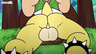 Bowser & Donkey Kong Furry Gay Animation Creampie