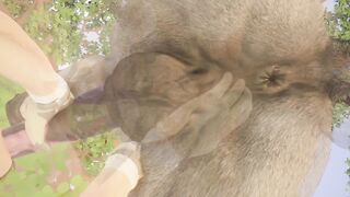 Giant Stallion Fuels Twink Boy’s Smashing with Unstoppable Loads Wild Life Cum