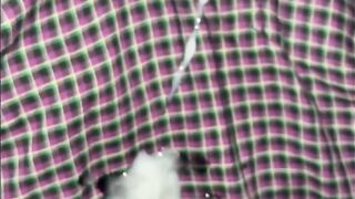 Gay Cumshot so Huge it Chokes Boxers Overflowing Load