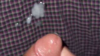 Gay Cumshot so Huge it Chokes Boxers Overflowing Load