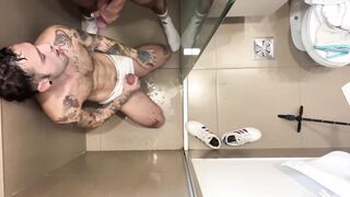 Igor & Milo’s filthy shower gangbang with golden SHOWERS and huge cum drenched in piss