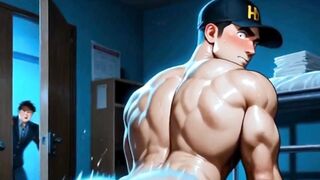 POV Roughly thrusting a twitching cock deep into a hungry anime twink's tight gaping asshole