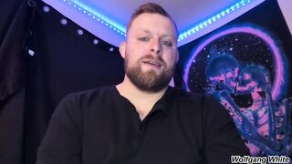 Your straight roommate caught you jerking off then covered your boxers in cum Wolfgang White POV