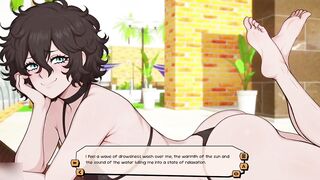 Femboy roommate destroys big cock while gay gaming