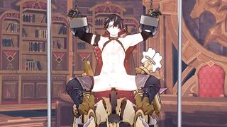 Wriothesley fucked hard Genshin Impact gay hentai