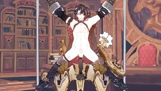 Wriothesley fucked hard Genshin Impact gay hentai