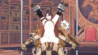 Wriothesley fucked hard Genshin Impact gay hentai